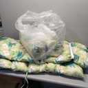 Hoteam 6 Set Patio Chair Cushions Outdoor High Chair Cushion 20 x 40 Inch Waterproof Patio Seat Rocking Indoor Thickened Pad(Tree Style,Fresh Color) (Tree Style, Fresh Color)