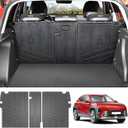 Seat Back Protector Fit for 2024-2025 Hyundai Kona/Kona EV Cargo Mat Backrest Mat Cargo Liners for 2024 2025 Hyundai Kona Accessories(Seat Back Cover)
