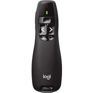 Logitech Wireless Presenter R400, USB-A PowerPoint Clicker with Laser Pointer, Wireless Presentation Clicker Remote