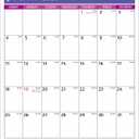 4 x 2026-2027 Wall Calendar  Run Now to Jun 2027, 18 Monthly Calendar 2026-2027, 8.5 x 11 In, Small Calendar 2026 Vertical, Ruled Blocks, Thick Paper, Holidays, To-do  Notes, Great for Planning