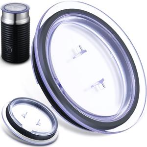 Milk Frother Lid Replacement Compatible with Nespresso Aeroccino 3 3R Milk Frother Parts 3593 & 3594 Machines, Replacement Lid Parts Compatible with 93271 Model