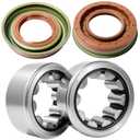 Rear Axle Shaft Bearing Seal Kit & Driver Passenger Kit for Ford F150 F250 Truck with 9.75 Inch Ring Gear Pair 2 Bearings & 2 Seals