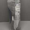 Luxury Calming Pet Bed for Cats & Small Dogs, All-in-One Machine Washable Long Fur Plush with Bolster, Non-Slip Waterproof Bottom & Orthopedic Support for Warmth, 20x19 Inch, Light Grey