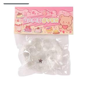 Squishy Cat Paw Squeeze Toys,Sensory Fidget Toy for Your Best Mellow and Chill,Party Favors, Birthday Gift, Squishy Toys for Adults (Transparent)