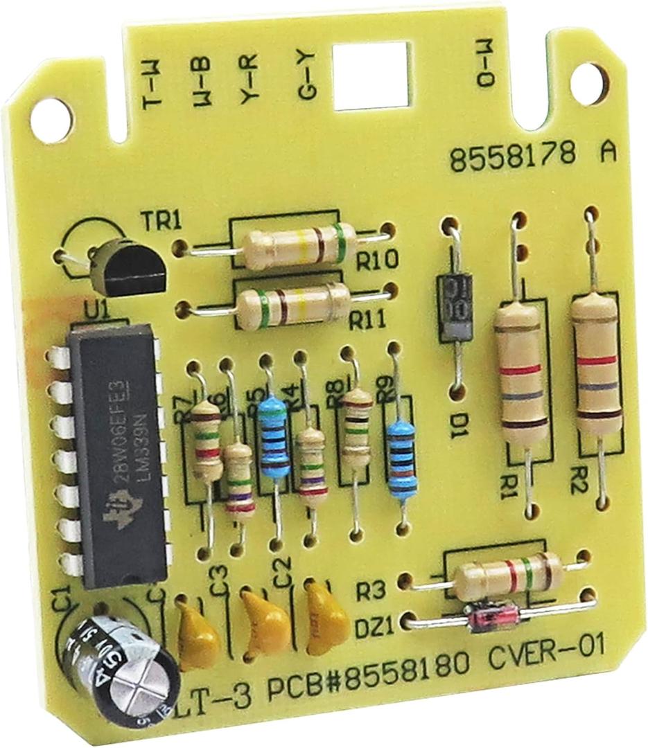 W10476828/WPW10476828 Dryer Moisture Sensor Control Board Replacement, fit for 8558178 3020655 3390537R 8558178R, Compatible with Whirlpool W10476828/WPW10476828
