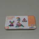 Hqyib Mini Magnetic Tiles Travel Magnetic Tiles, 26 PCS Magnetic Building Blocks Set with Strongest Magnets, Travel Toys Christmas Toy Gift Ages 35 57 48 Boys and Girls