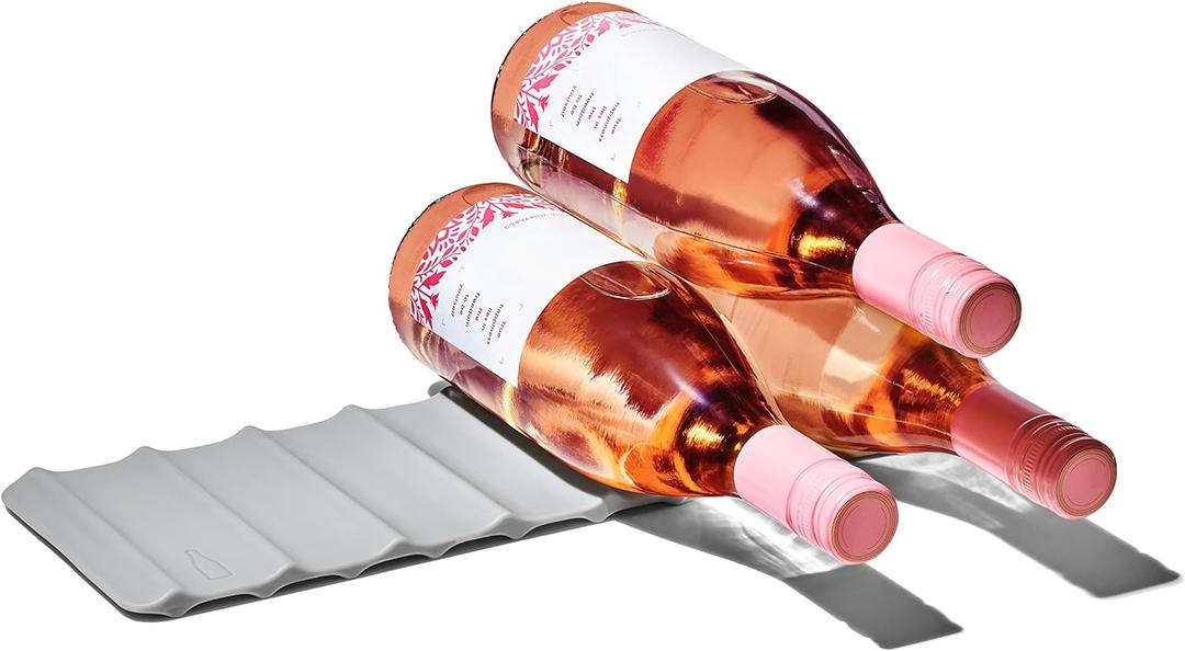 OXO Good Grips Fridge Beverage Mat for Cans and Wine Bottles Gray, Size: Fits 12 Cans