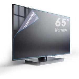 Anti Glare Film for TV 65 and 65 inch Narrow,Anti Blue Light Relieve Eye Strain and Reduce TV Screen Glare,65 in Glare Film,65 TV Screen Protector Film