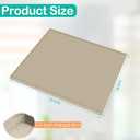 Waterproof Under Sink Mat 22" x 19", Silicone Cabinet Liner, Rubber Protector for Kitchen and Bathroom, Keeps Cabinets Clean, Dry, and Organized (Khaki)