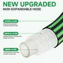 Garden Hose 75FT Non-Expandable Water Hose Flexible Kink-Free Lightweight Leak-Proof Sturdy Outdoor Hose Water Pipe for Garden Yard Lawn Camper 3/4 Inch Solid Brass Fittings