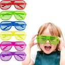 PREXTEX Mega Pack 50 Pairs of Kids Plastic Shutter Shades Glasses Shades Sunglasses Eyewear Party Favors and Party Props Assorted Colors Last Day of School Gifts for Kids