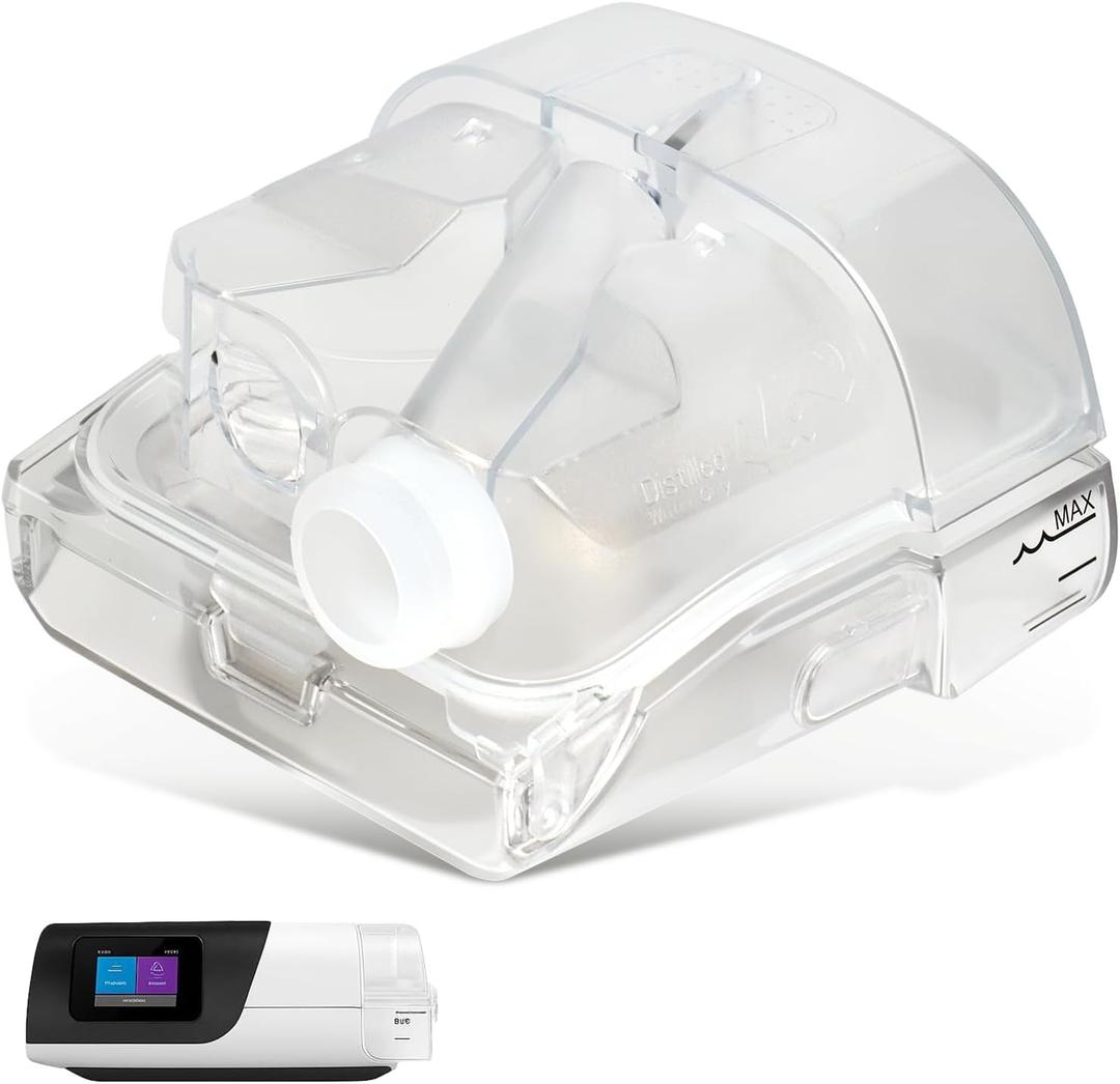 Water Chamber Tank for ResMed AirSense 11 Tube Hose Machine, Replacement Pap HumidAir Water Tank for CPAP Machine Hose