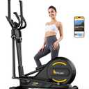 OWLSKY Elliptical Exercise Machine, Elliptical Machine for Home with Hyper-Quiet Magnetic Driving System, 16 Resistance Levels,300LBS