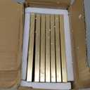 Giftgarden 5x7 Picture Frame Gold Set of 7, Multi Modern 5 x 7 Frames for Wall or Tabletop Display, Golden