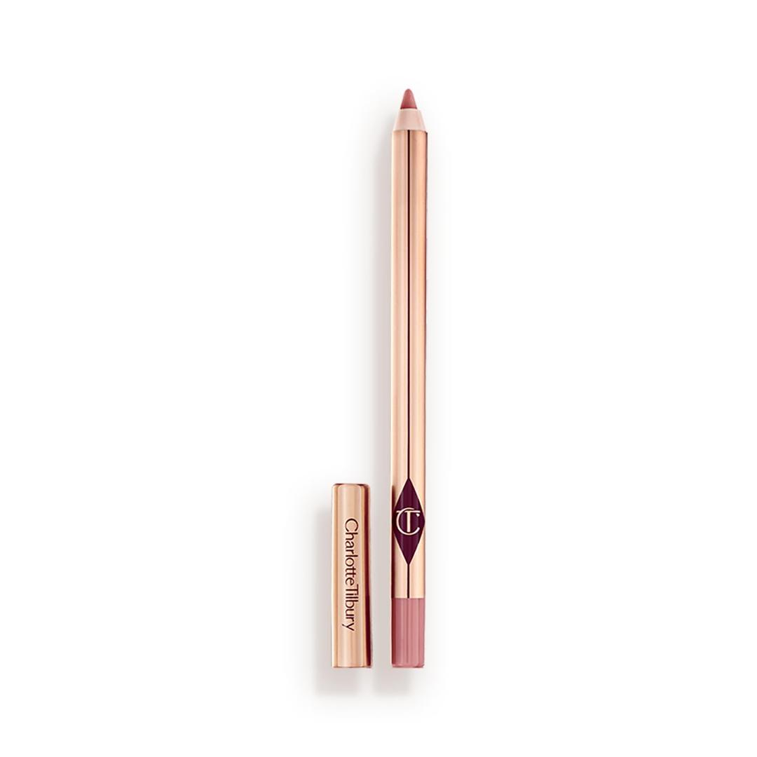 Charlotte Tilbury Lip Cheat Lip Liner Pencil - Gives Lips a Fuller-Looking, Defined Pout - Enriched with Jojoba Oil & Hyaluronic Acid - Waterproof, Smudge-Proof & Transfer-Proof (Pillow Talk - Nude Pink)
