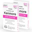 12 Pack Replacement Type Q/C 53292 HEPA Cloth Vacuum Bags Fit for Kenmore 5055, 50557, 50558, 20-53292, 53291, 200 series, 400 series, 600 series, 700 series, 800 series Canister Vacuum Cleaner