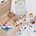 78 PCS Fun Baby Shower Games Sign Kit, Unique Baby Shower Ideas, Funniest Games Ever Where You Can Draw to Your Heart's Content, Suitable for Boy and Girls