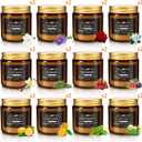 24 Packs Scented Candles for Home, 3.05ozSoy Wax Aromatherapy Candles with 12 Fragrances, Smokeless Natural Essential Oil Candles for Relaxation, Gifts, Parties, Yoga,Home Decor