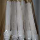 5 PCS 33 Inches White Paper Umbrellas, Oiled Chinese & Japanese Style White Parasols, White Paper Parasols Umbrellas Bulk for DIY Painting, Wedding, Bridal Party, Ceiling Decoration