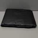 LUSHVIDA Square Fitted Table Cover Card Tablecloth 34x34 inch, 2 Packs Waterproof Elastic Vinyl Table Cloth with Flannel Backing Plastic Picnic Small Tables Top for Kitchen Dining Outdoor Party, Black