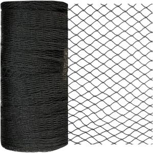 25x100 FT Bird Netting for Chicken Coop, 1 Inch Mesh, Strong Woven, UV Resistant, Reusable, Protects Garden Plants, Fruit Trees, Vegetables, Against Deer, Rabbits, Squirrels, Small Animals