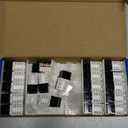 Everest 90 Angled RJ45 Cat6 Keystone Jacks 20-Pack in Black - Slim Profile Female RJ45 Connectors - Cat 6 Keystone Jack - Compatible with 90 Angled Speed Termination Tool - easyJACK (B094WB91H3)