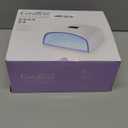 48W Rechargeable UV LED Nail Lamp,Cordless Professional Gel Nail Art Lights Manicure Tools for Home and Salon (White)