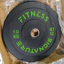 Fitvids Barbell 2-Inch Olympic Bumper Plate Weight Set – 25 lbs – Colored