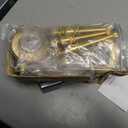 SENTO Bathtub and Shower 3 Handle Tub Trim Set for Sayco Faucets Bathtub Shower, 9B-3H, 9B-3C, 9B-5D, Easy Installation, Heavy Duty Metal, Satin Brass