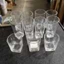 Collins Everyday Drinking Glasses Set of 16 Drinkware Kitchen Glasses for Cocktail, Iced Coffee, Beer, Ice Tea, Whiskey, Water, 8 Tall Highball Glass Cups & 8 Short Old Fashioned