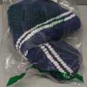 Bathroom Rugs Non Slip Washable 24x17, Ultra Soft Super Absorbent Bath Rugs for Bathroom Floor, Shaggy Chenille Bath Rug, Microfiber Plush Quick Dry Bath Mat for Bathtub, Sink and Shower, Navy