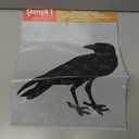 Stencil1 8.5"X11" Stencil-Raven