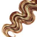 P30/613 Hilight Brown Bundles Human Hair Body Wave Bundles 26 28 30 Inch Blonde Body Wave Bundles Unprocessed Brazilian Virgin Hair Deals Quick Weave Hair Extensions 3 Bundle 100 Gram Per Bundle