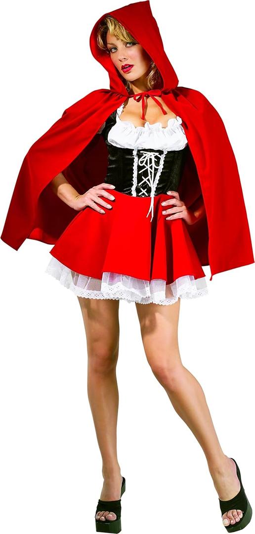 Secret Wishes Women's Sexy Red Riding Hood Costume, Red, Large