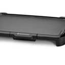 Toastmaster Electric Griddle - Flat Top Nonstick Griddle - Cookware for Breakfast & More - Skillet Griddle with Adjustable Temperature - Kitchen Appliance for Pancakes - 10" x 20" Cooking Surface
