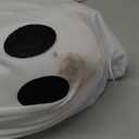 Noubeau Unisex Kid Ghost Costume Girl Halloween Fancy Dress Cosplay Boy White Boo Ghost Cloak Child Spooky Trick-or-Treating (White, M)