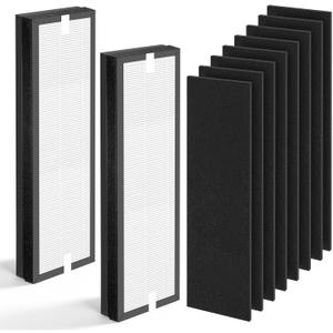 2 Sets HFD320 Filter Compatible with Honeywell Air Genius 3,4,5 Series Etc | Multi-Layer Filtration, Cost-Effective Pack, Tool-Free Installation, Long Service Life, Efficient Dust Capture