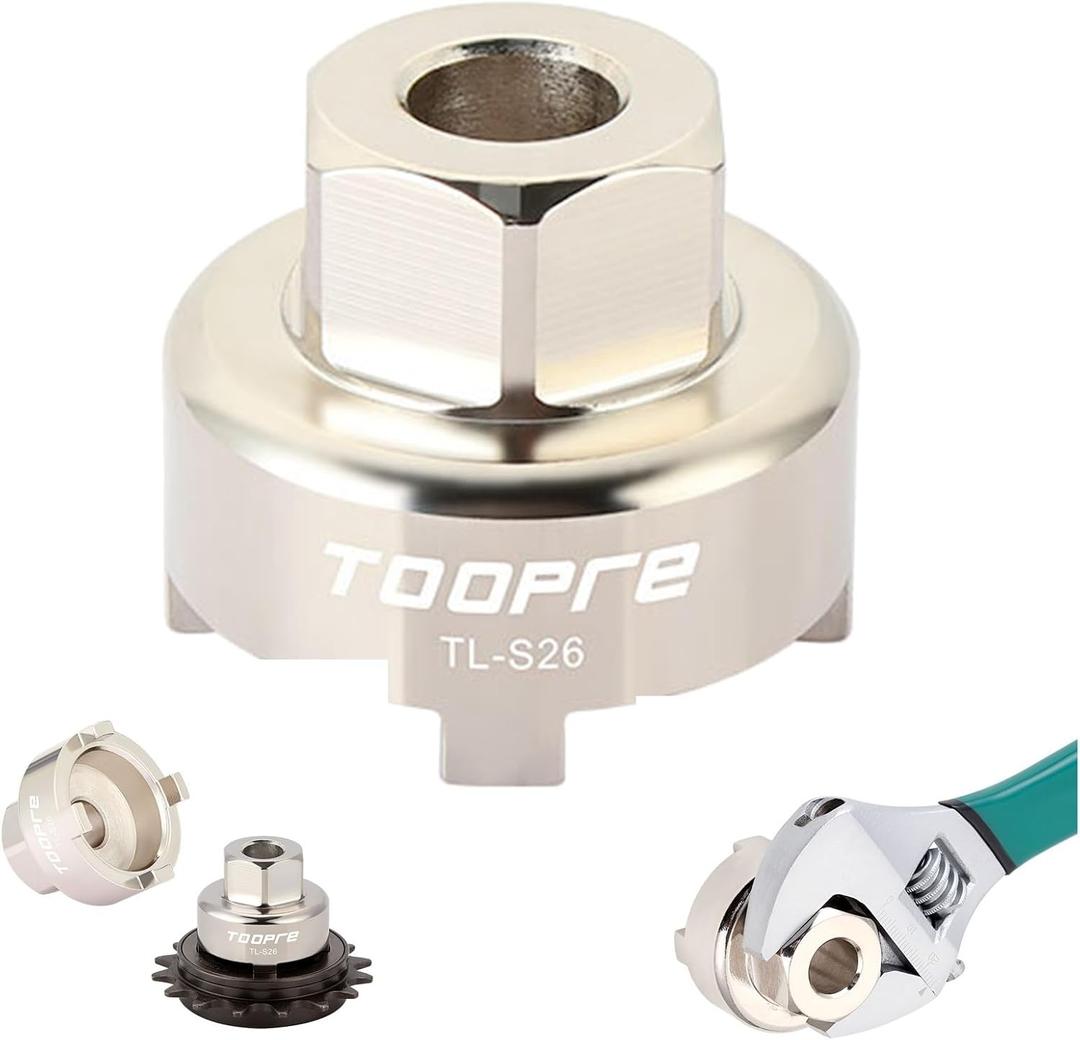 1 Pc Freewheel Removal Tool Durable Carbon Steel Single Speed Freewheel Remover for Bicycle Bike Repair Maintenance Tool Fixie Cog Remover