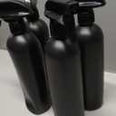 Cindy's Tape Plastic Spray Bottles Black for Cleaning Solutions 16 oz (Pack of 4), Heavy Duty Opaque Refillable Reusable Empty anti-degradation Leak-proof Sprayers for Home Garden Plant Kitchen