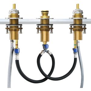 Upgrade R2707 Replacement for Faucet Roman Tub Rough-In Valve, compatible with Delta 2-Handle Roman Tub Bath Faucets, Brass