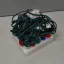 Outdoor C7 Christmas Lights, 25FT Vintage Christmas String Lights Multicolor Plug-in Waterproof E12 Base (5W) for Indoor Xmas Tree/Outdoor Holiday House Roofline, Garden, Patio, Party Decor