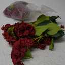 8pcs Blue Hydrangea Artificial Flowers 27.60" Large Realistic Single Long Stem Faux Silk Hydrangeas Bouquets Flower Arrangements Home Office Decor Wedding Centerpieces DIY