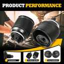 Pair Rear Airmatic Suspension Spring Bags Compatible with GX470 4Runner 2003-2009 Land Cruiser 120 2002-2009 4808035011 4809035011