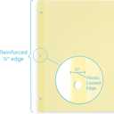 Blue Summit Supplies 8-Tab Binder Dividers, Manila Paper with Insertable Colored Plastic Tabs, Reinforced 3 Ring Dividers with Perforated Paper Tab Inserts, 48 Sets
