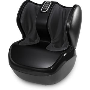 Snailax Shiatsu Foot Massager with Heat, Foot Calf Massage Machine for Plantar Fasciitis, Circulation and Pain, Relaxation, Kneading, Compression, Vibration, Rolling(No Remote)