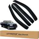 LETINGFAR Window Visors Rain Guards for Ford F150 SuperCrew 2004 2005 2006 2007 2008 Accessories, Wind Deflectors Vent Shades for Ford F150