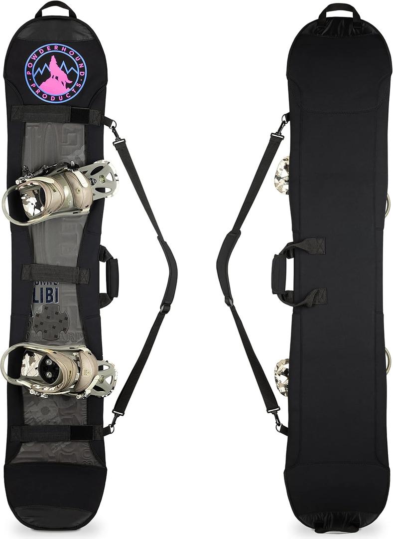 Snowboard Cover Sleeve Case | Snowboard Accessories Bag Strap for Travel Storage Transport Protection Suitcase Neoprene (Small)
