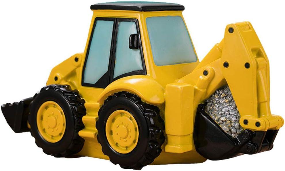 FUYU Cartoon Excavator Piggy Bank Coin Bank Money Box Home Decor