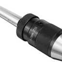 uxcell Keyless Drill Chuck MT2 Morse Taper Mount Adjustable 1/32"-1/2" (1mm-13mm) 3-Jaw for Lathes Milling Drilling Machine