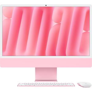 Apple 2024 iMac All-in-One Desktop Computer with M4 chip with 10-core CPU and 10-core GPU: Built for Apple Intelligence, 24-inch Retina Display, 16GB Unified Memory, 256GB SSD Storage; Pink